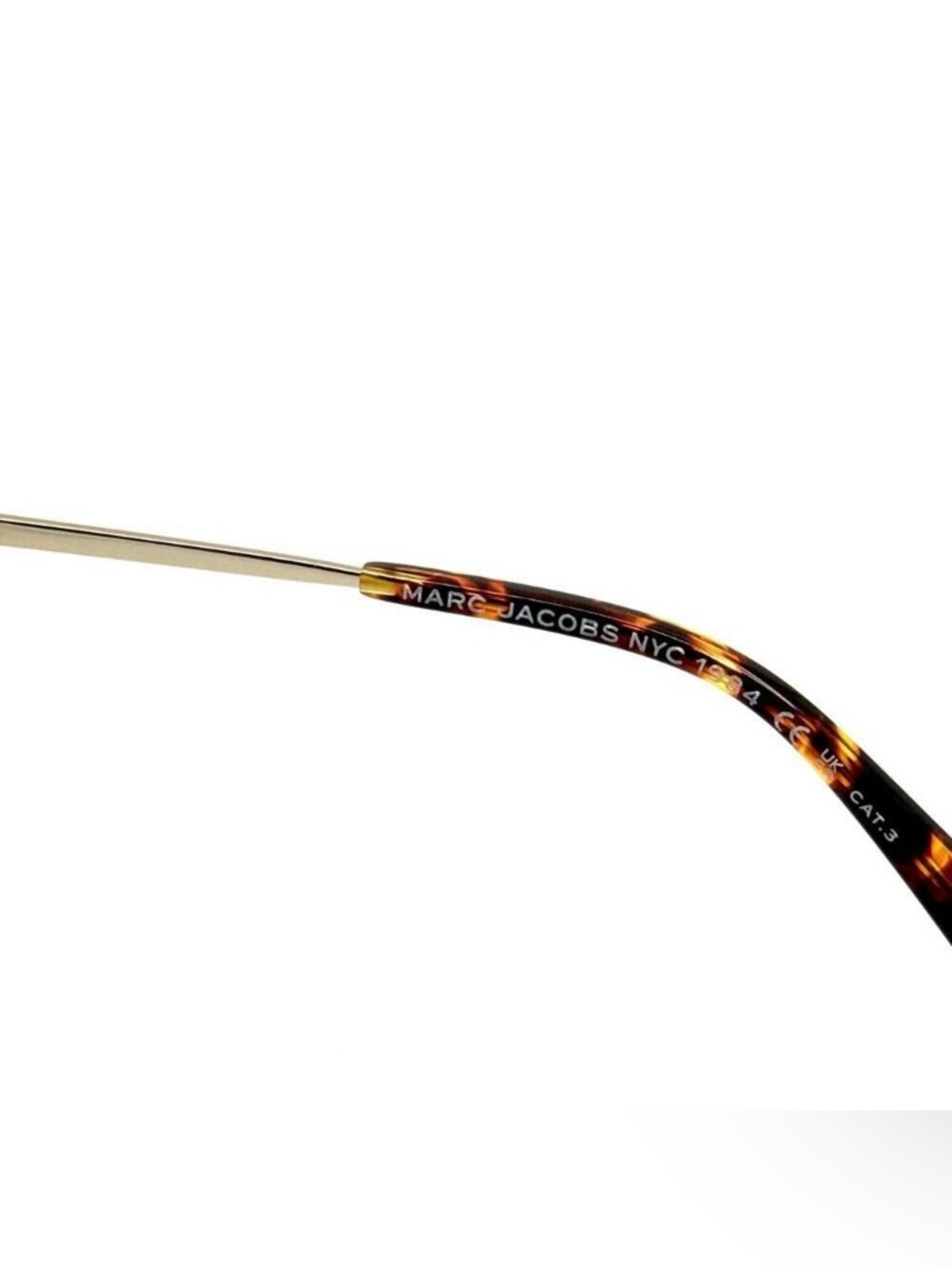 MARC JACOBS Sunglasses 729/S 06JHA Gold w/ Havana full rim square brown Gradient - Picture 6 of 15